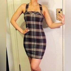 Plaid Mini Dress